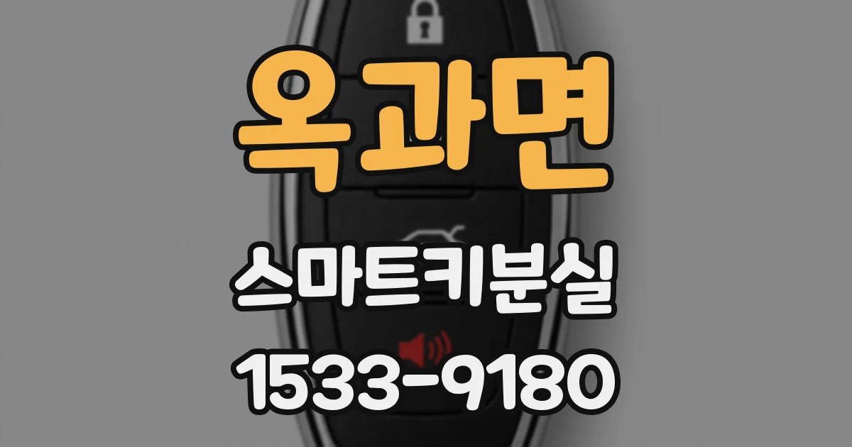 옥과면 스마트키분실