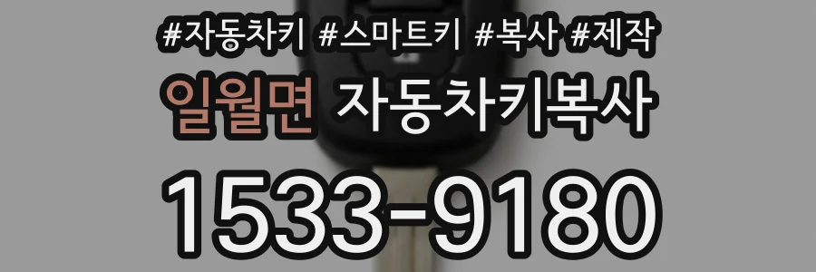 일월면 자동차키복사