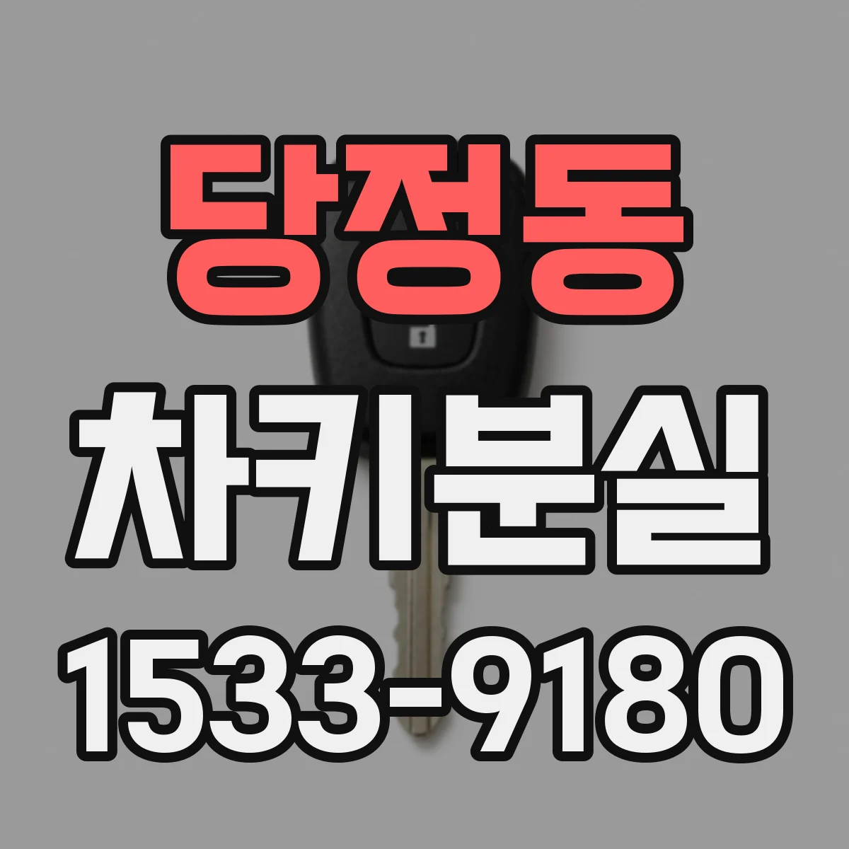 당정동 차키분실