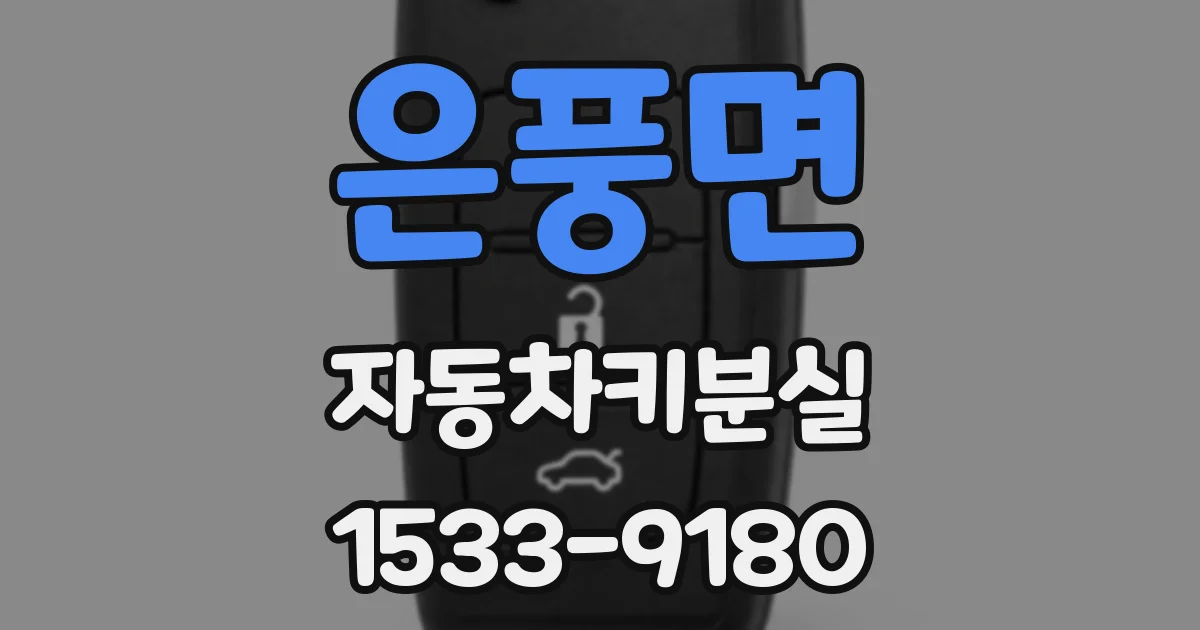 은풍면 자동차키분실