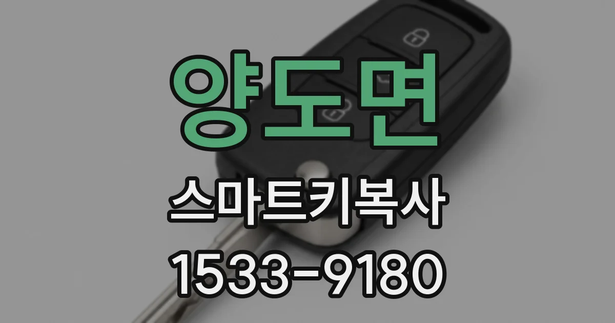 양도면 스마트키복사