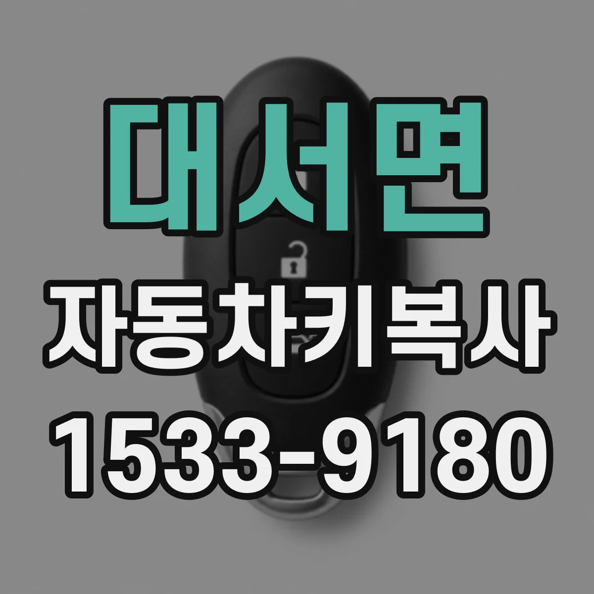 대서면 자동차키복사