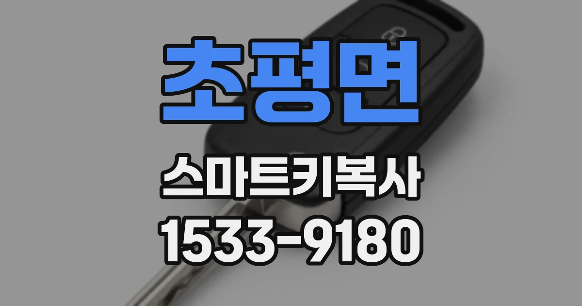 초평면 스마트키복사