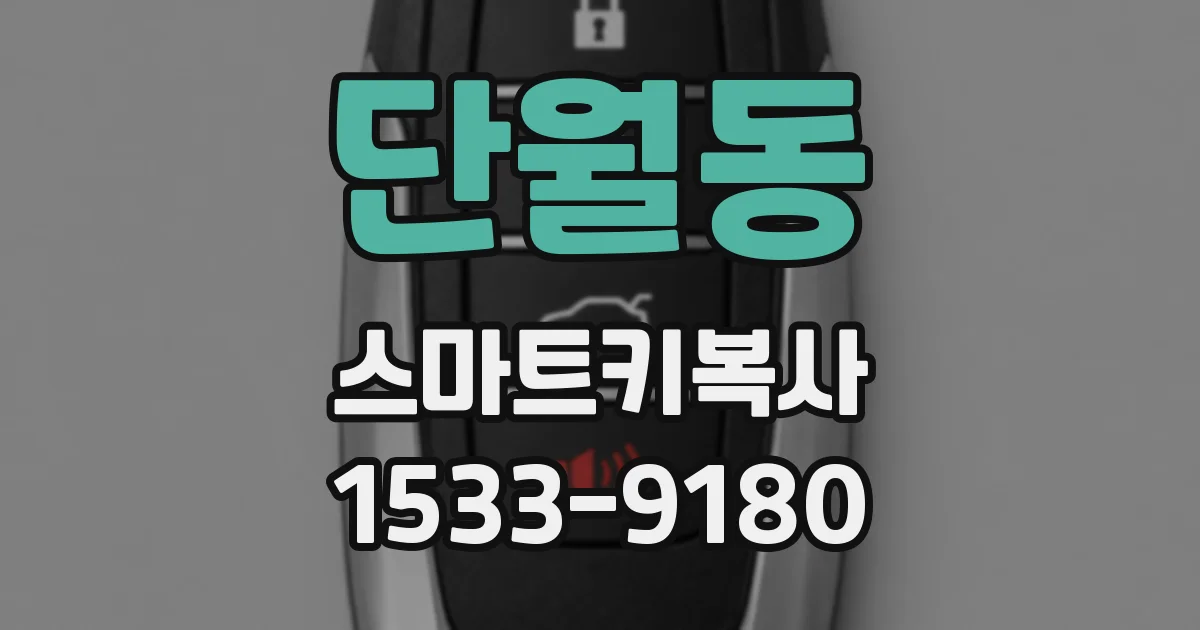 단월동 스마트키복사