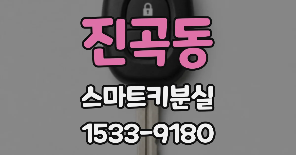 진곡동 스마트키분실