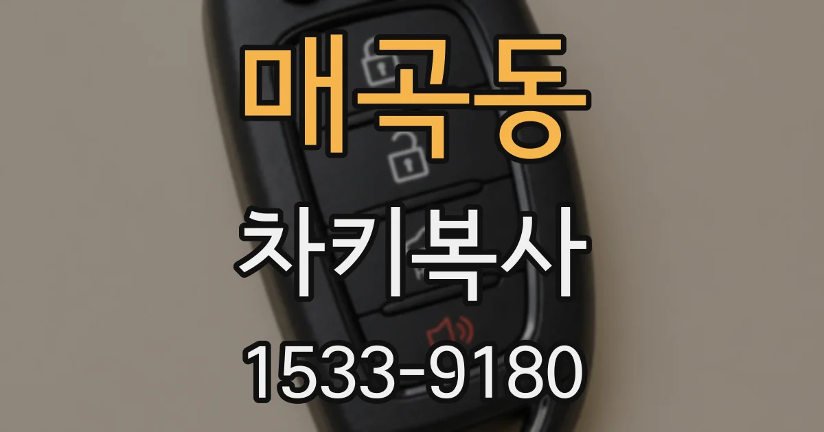 매곡동 차키복사