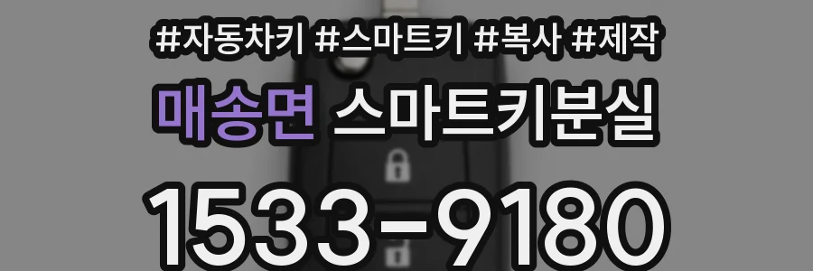 매송면 스마트키분실