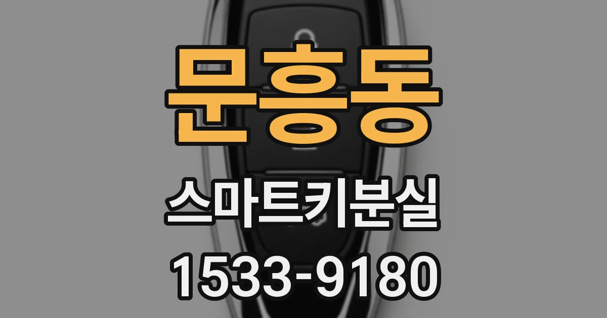 문흥동 스마트키분실