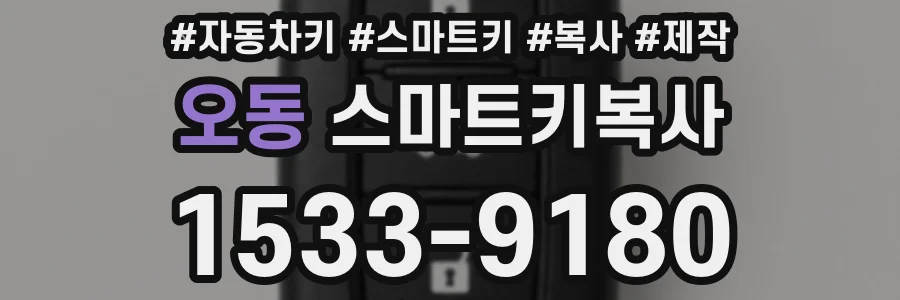 오동 스마트키복사