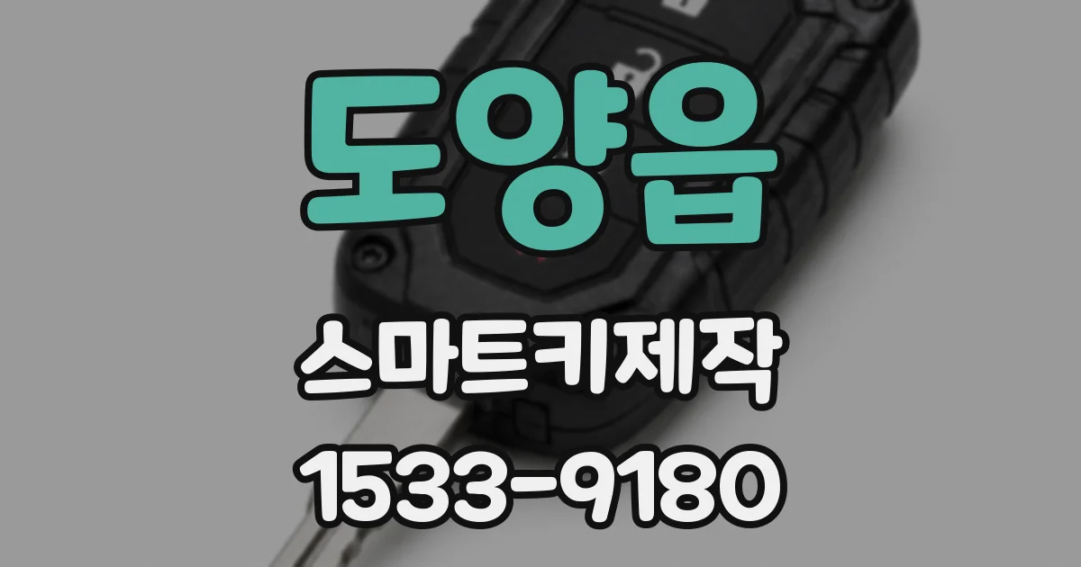 도양읍 스마트키제작