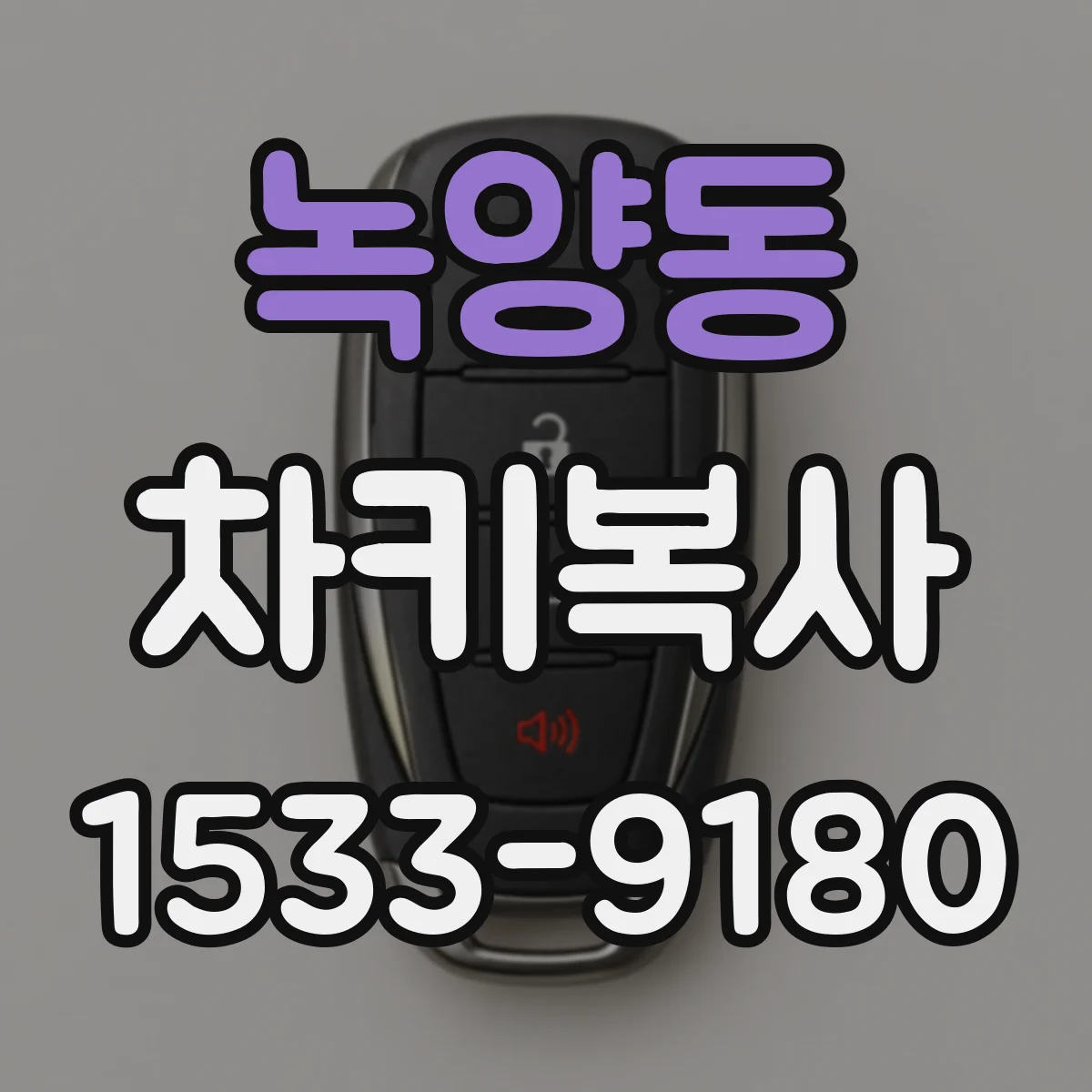 녹양동 차키복사