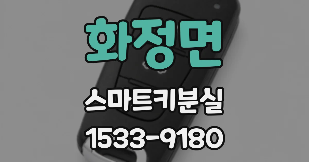 화정면 스마트키분실