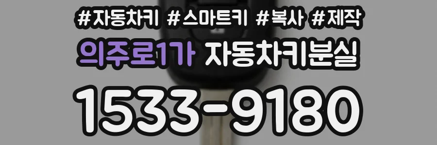 의주로1가 자동차키분실