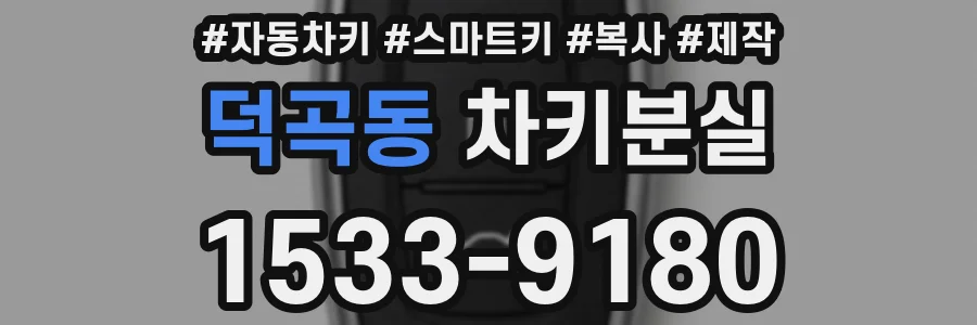 덕곡동 차키분실