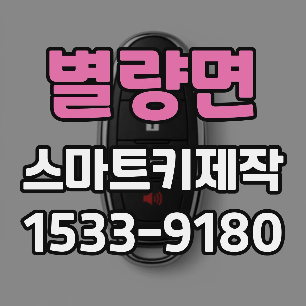 별량면 스마트키제작