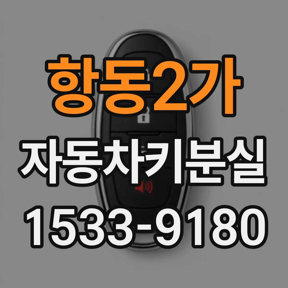 항동2가 자동차키분실