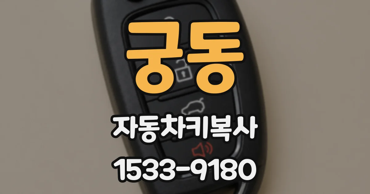 궁동 자동차키복사
