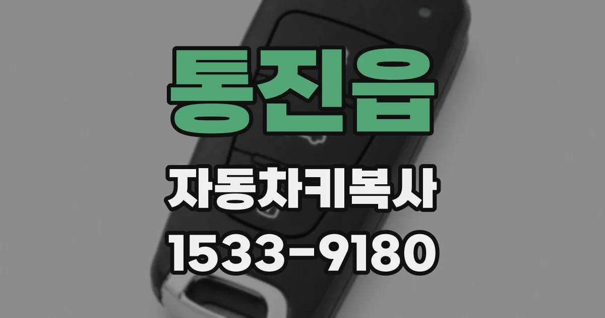 통진읍 자동차키복사