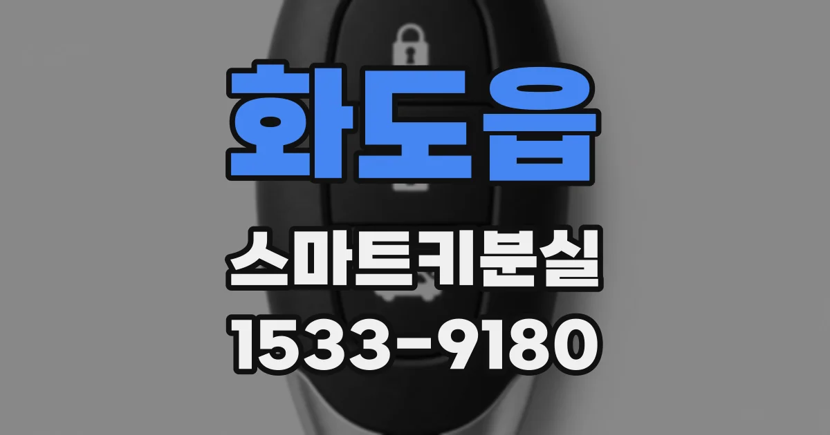 화도읍 스마트키분실