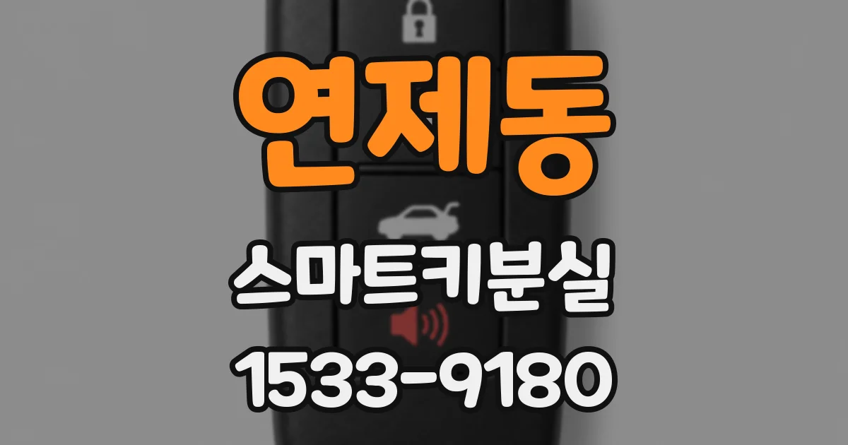 연제동 스마트키분실