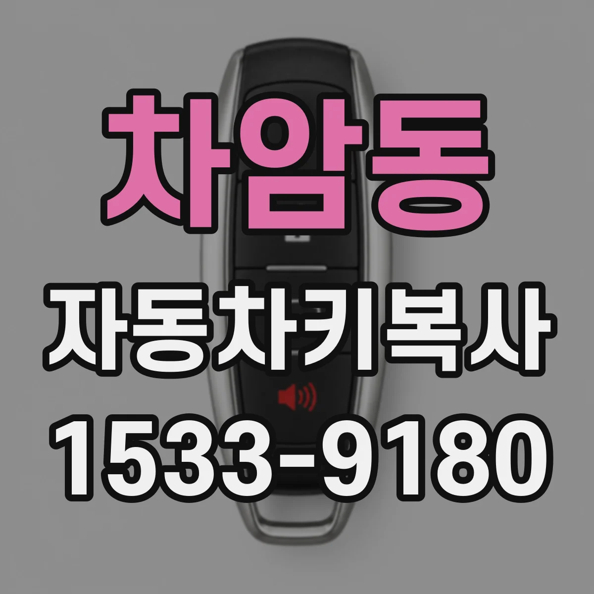 차암동 자동차키복사