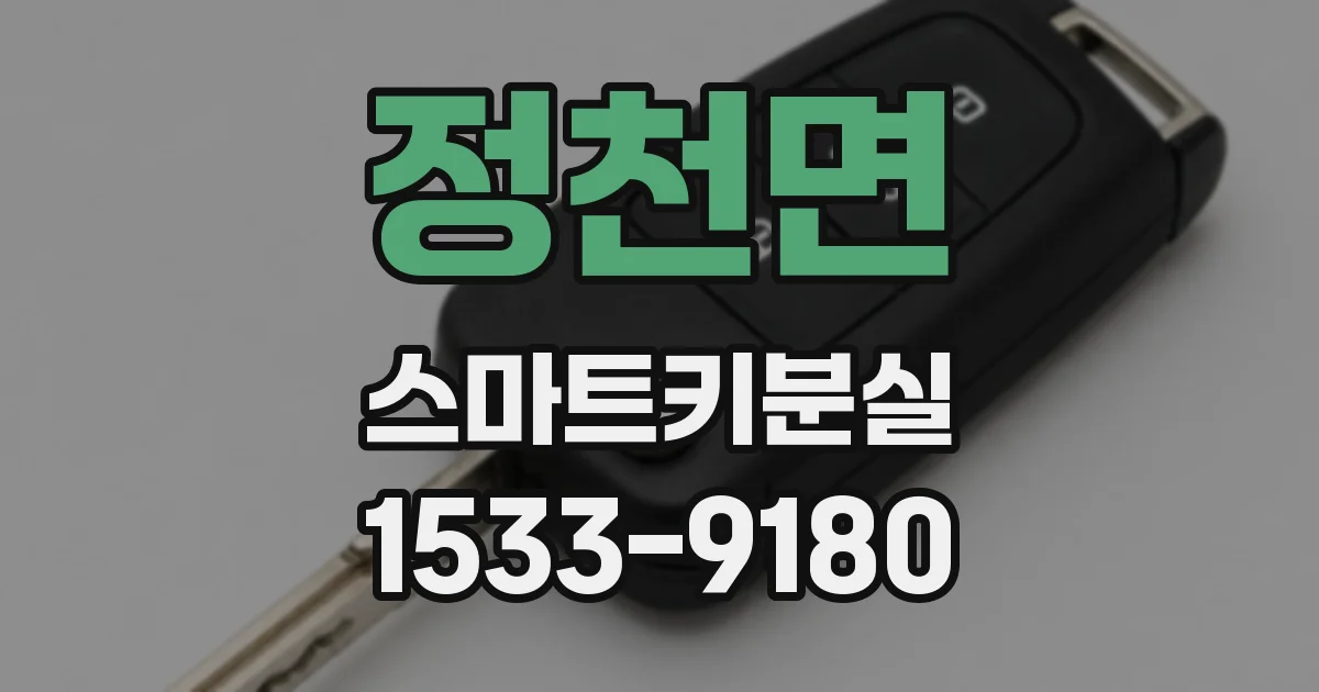 정천면 스마트키분실