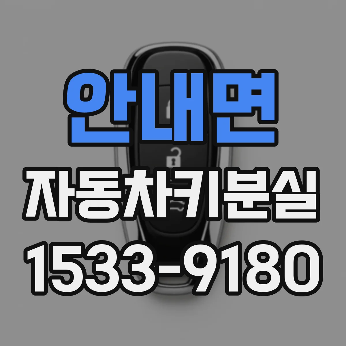 안내면 자동차키분실