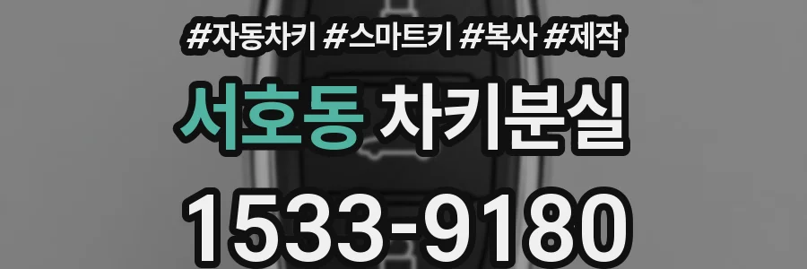 서호동 차키분실