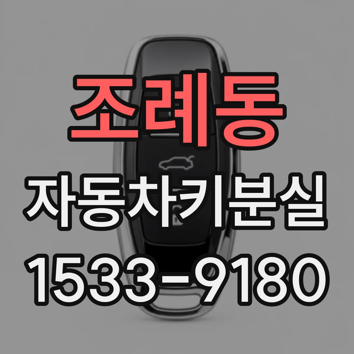 조례동 자동차키분실