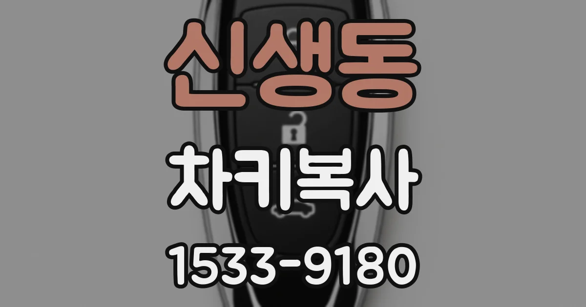 신생동 차키복사