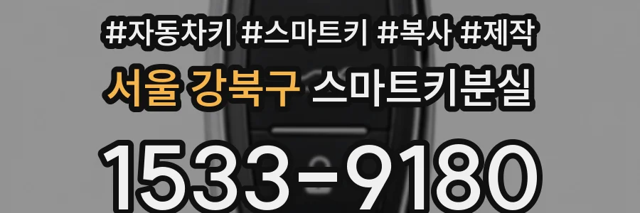 서울 강북구 스마트키분실