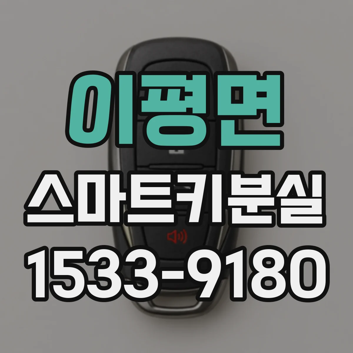 이평면 스마트키분실