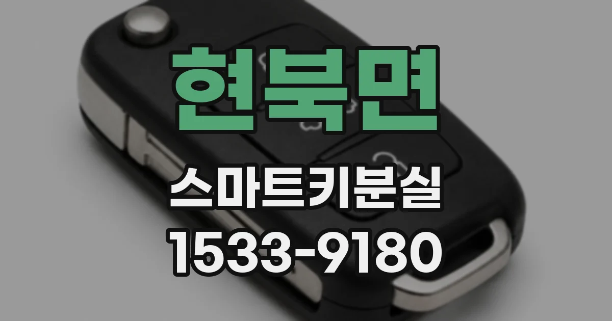 현북면 스마트키분실