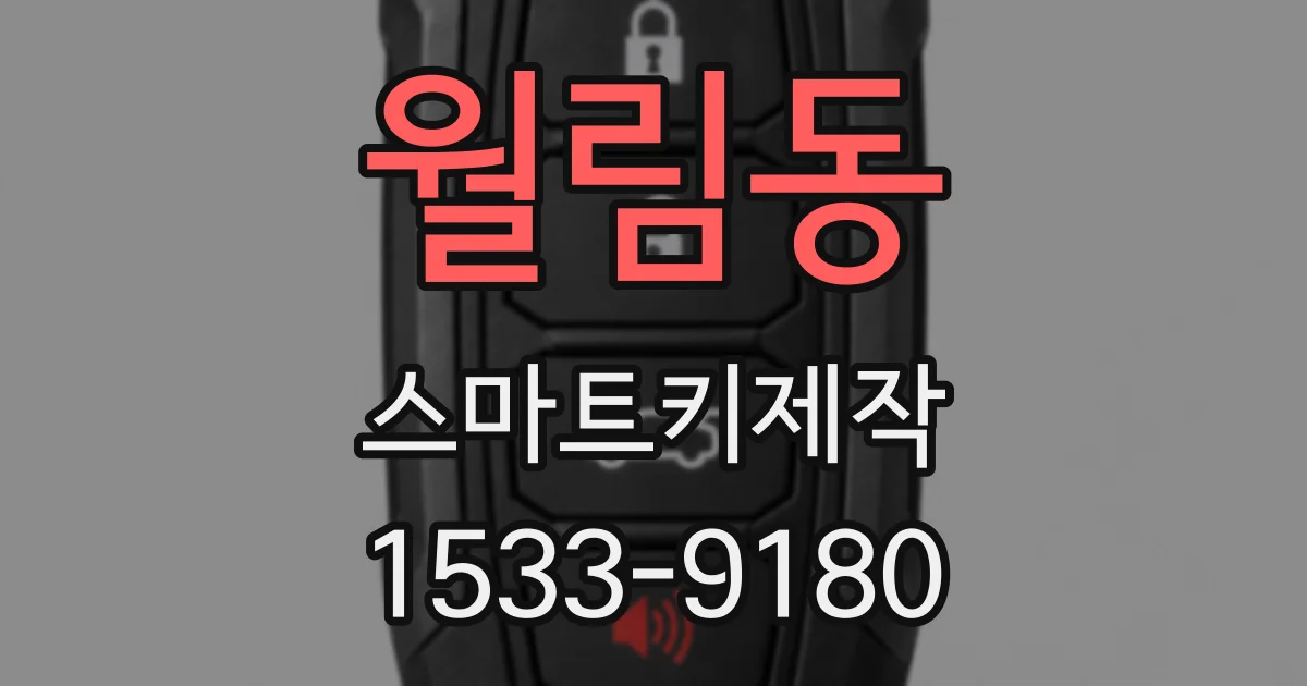 월림동 스마트키제작