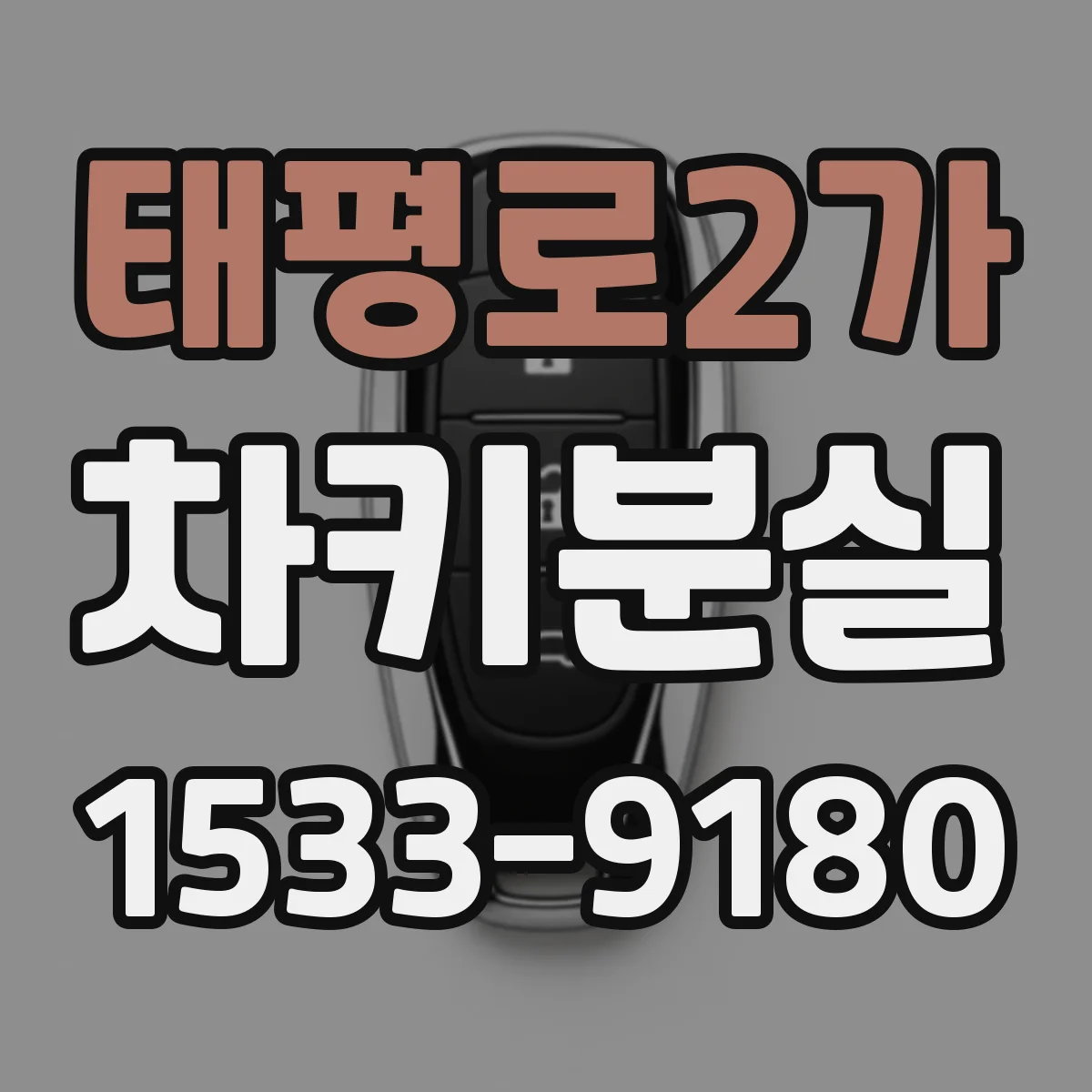 태평로2가 차키분실