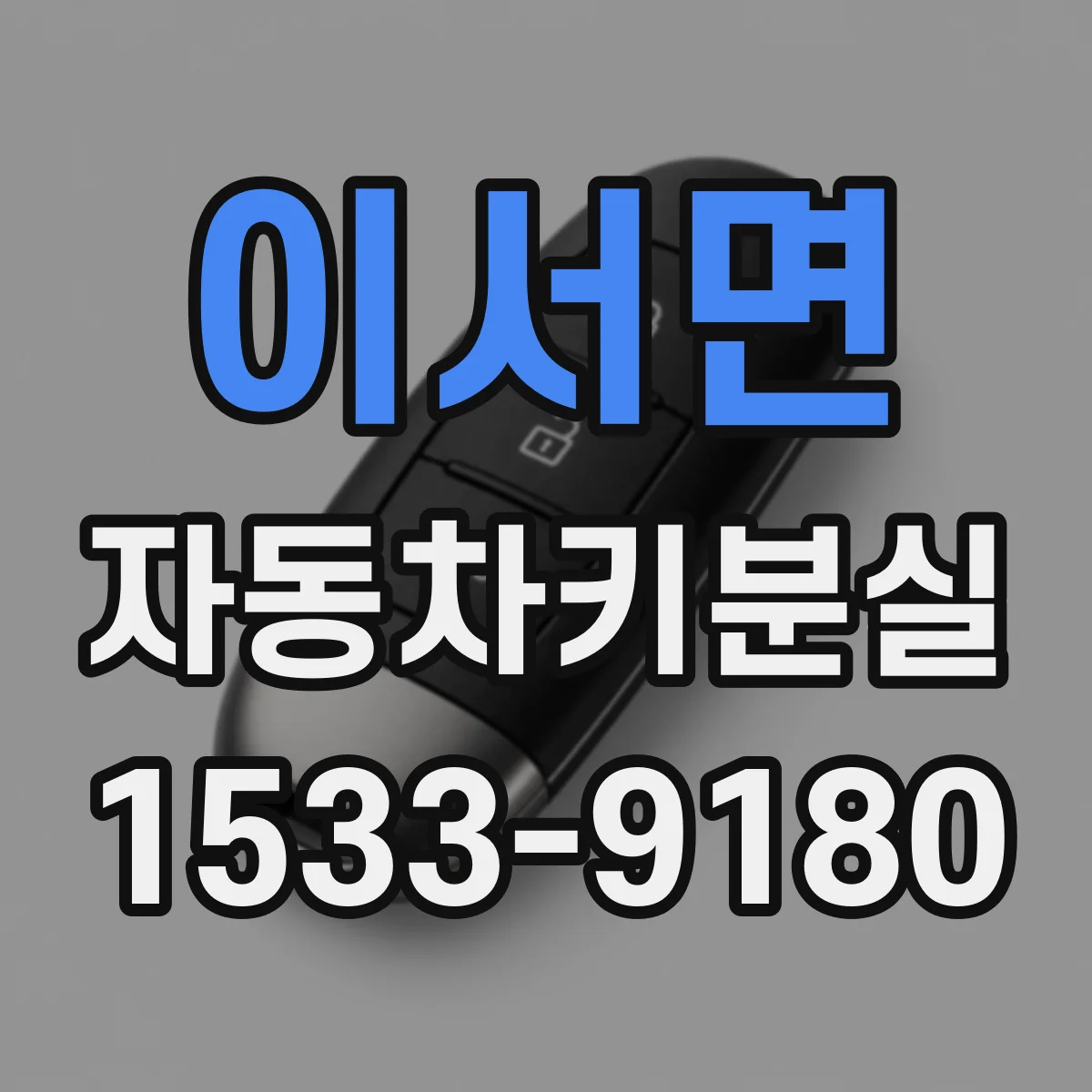 이서면 자동차키분실
