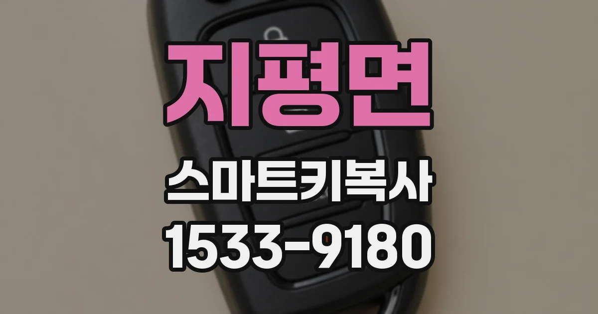 지평면 스마트키복사