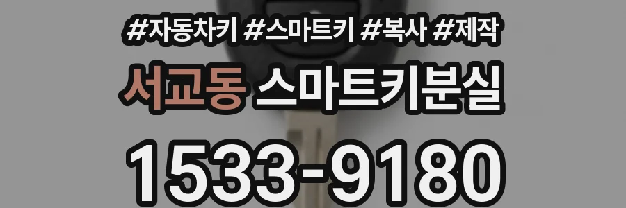 서교동 스마트키분실