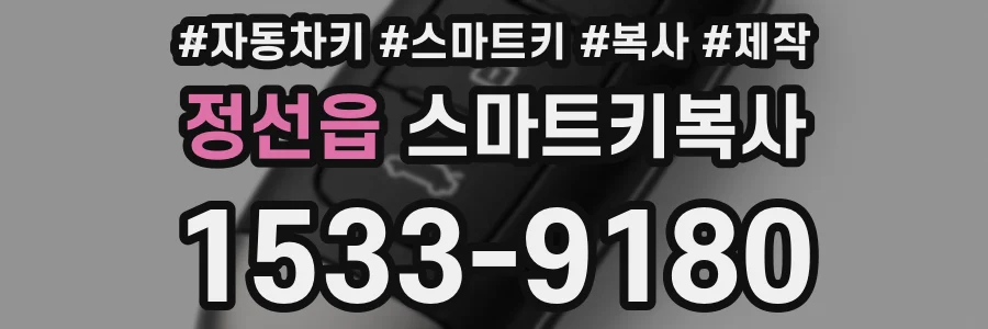 정선읍 스마트키복사