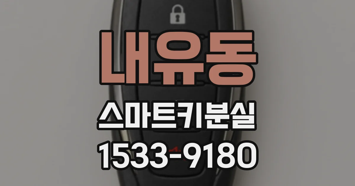 내유동 스마트키분실