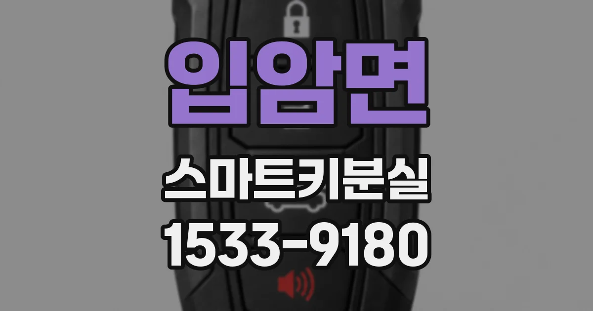 입암면 스마트키분실