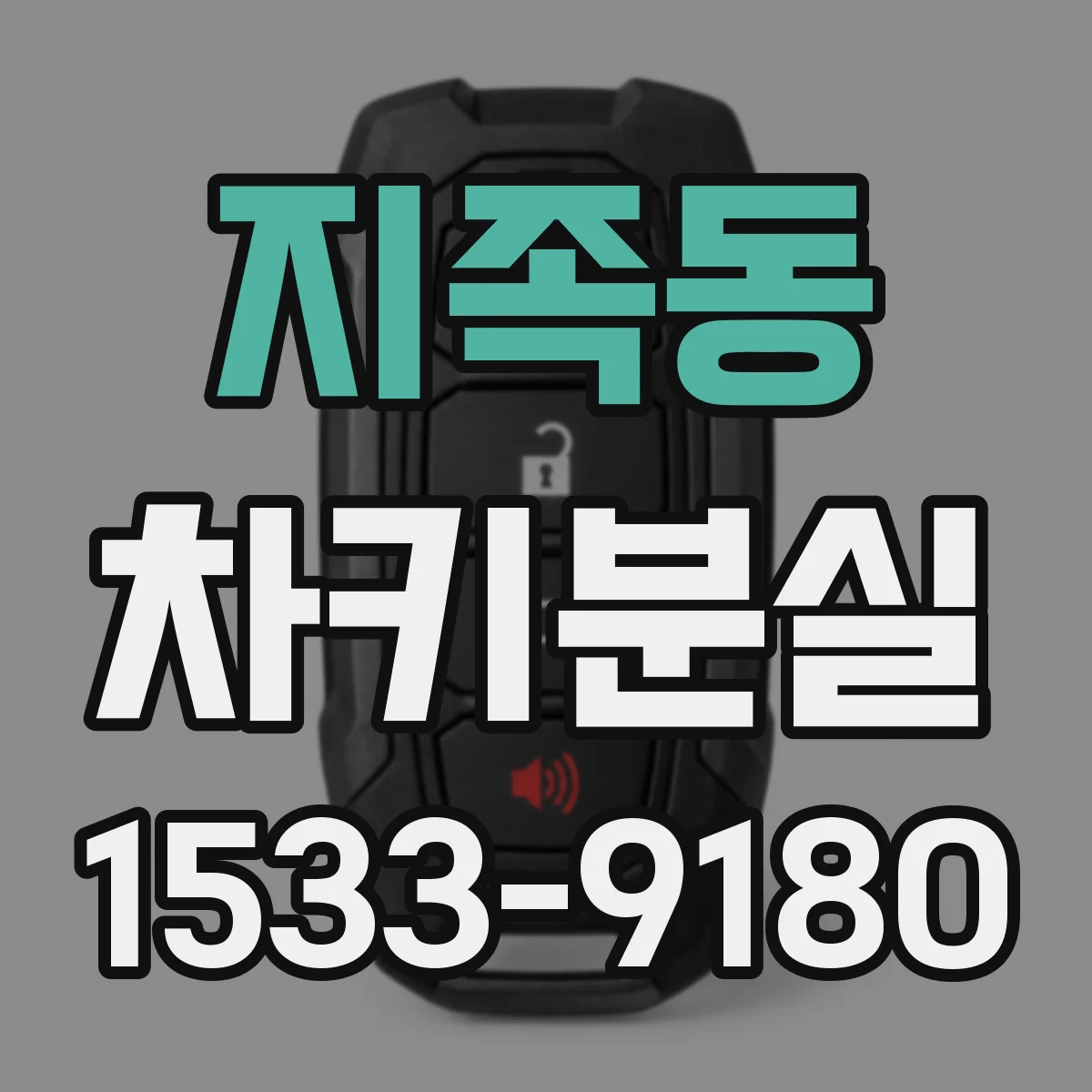 지족동 차키분실