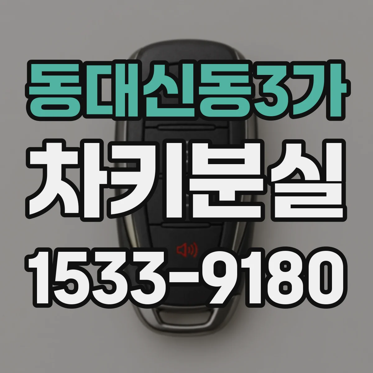 동대신동3가 차키분실
