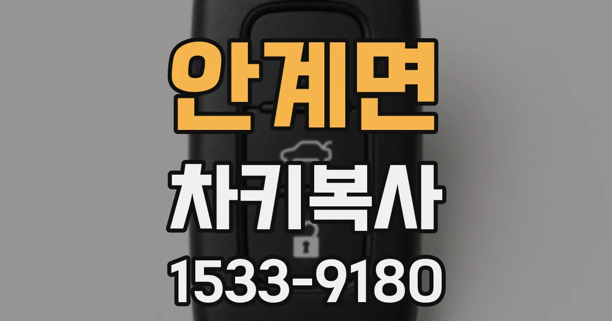 안계면 차키복사