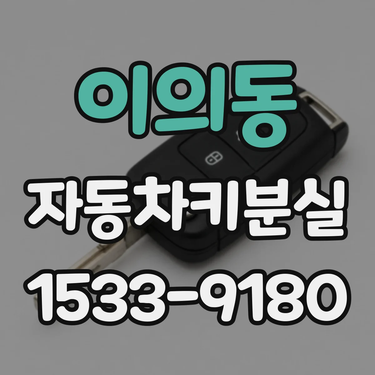 이의동 자동차키분실
