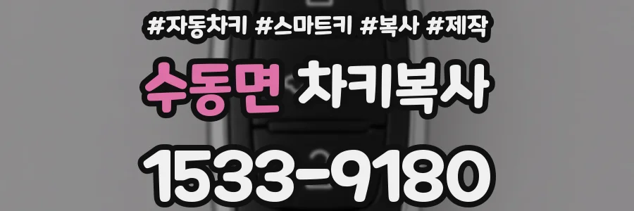 수동면 차키복사