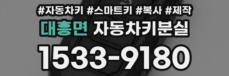 대흥면 자동차키분실