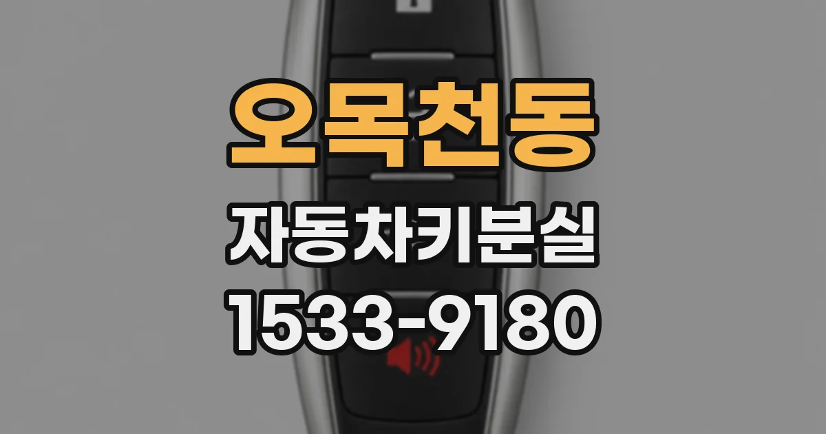 오목천동 자동차키분실
