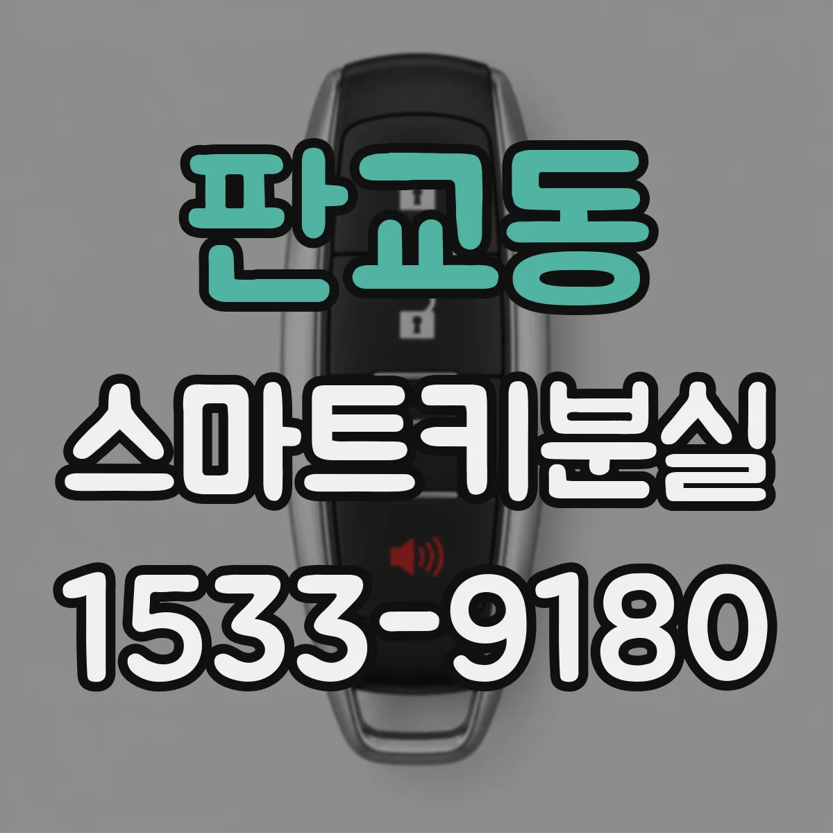 판교동 스마트키분실