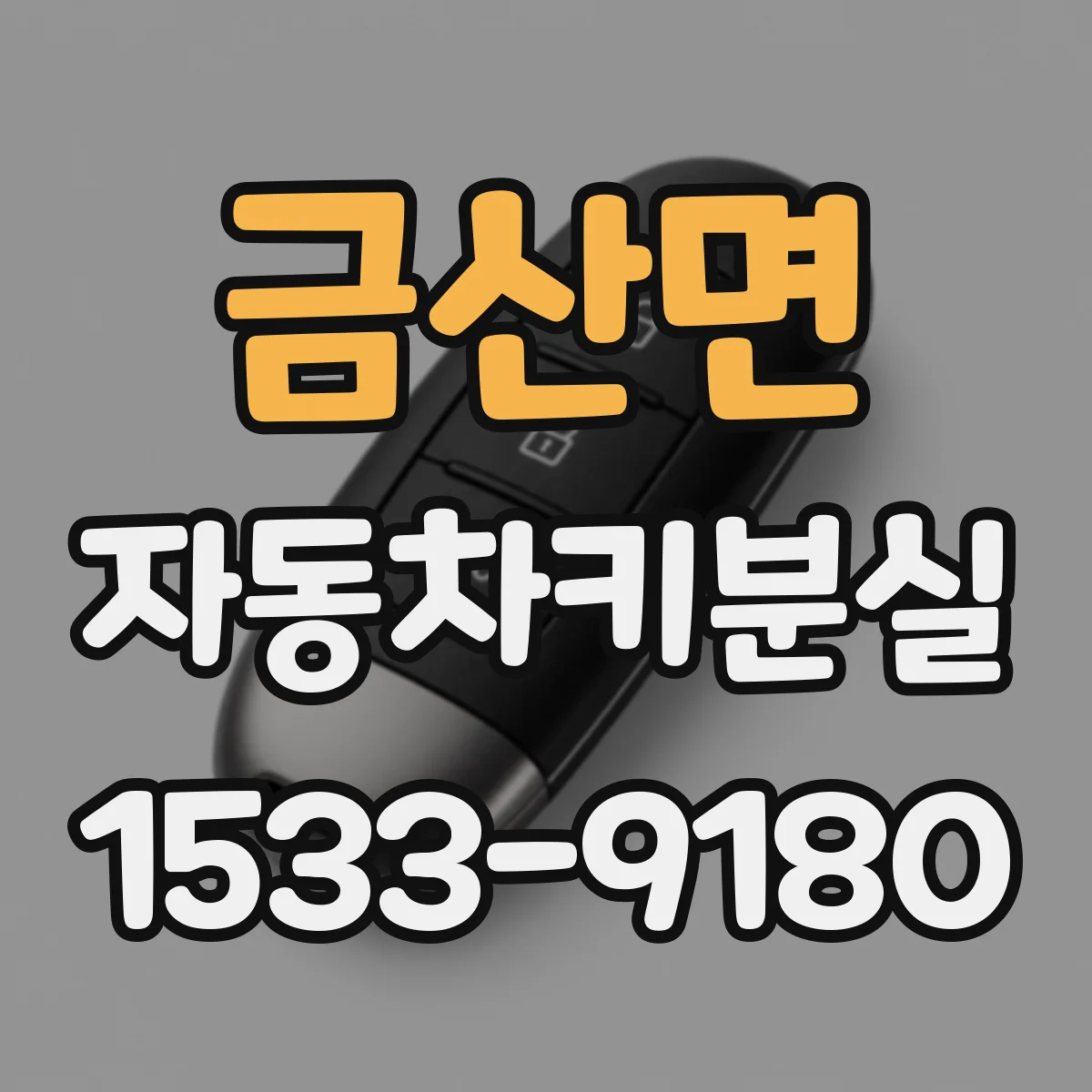 금산면 자동차키분실